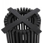 ΒΑΣΗ ΤΡΑΠΕΖΙΟΥ ΕΣΩΤ.ΧΩΡΟΥ ΣΤΡΟΓΓΥΛΗ FRANTZ HM9459.12 MINDI ΞΥΛΟ ΣΕ ΜΑΥΡΟ ΧΡΩΜΑ Φ60x74Yεκ.