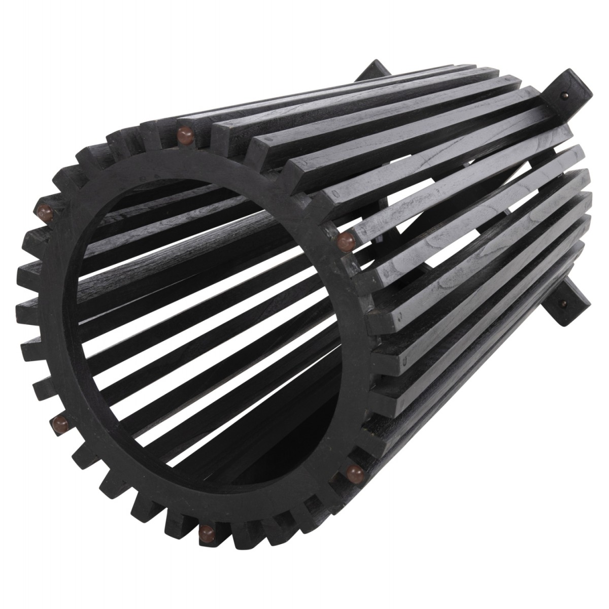 ΒΑΣΗ ΤΡΑΠΕΖΙΟΥ ΕΣΩΤ.ΧΩΡΟΥ ΣΤΡΟΓΓΥΛΗ FRANTZ HM9459.12 MINDI ΞΥΛΟ ΣΕ ΜΑΥΡΟ ΧΡΩΜΑ Φ60x74Yεκ.