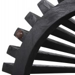 ΒΑΣΗ ΤΡΑΠΕΖΙΟΥ ΕΣΩΤ.ΧΩΡΟΥ ΣΤΡΟΓΓΥΛΗ FRANTZ HM9459.12 MINDI ΞΥΛΟ ΣΕ ΜΑΥΡΟ ΧΡΩΜΑ Φ60x74Yεκ.