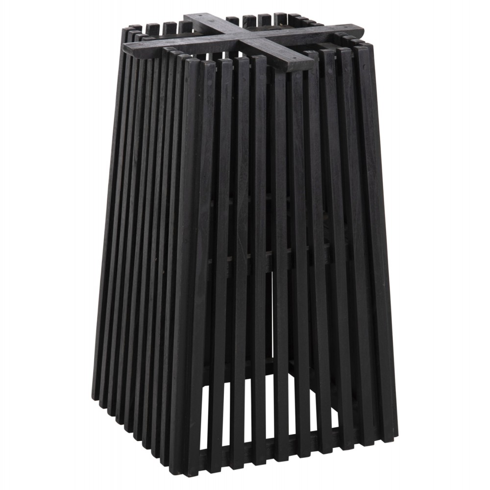 ΒΑΣΗ ΤΡΑΠΕΖΙΟΥ ΕΣΩΤ.ΧΩΡΟΥ ΤΕΤΡΑΓΩΝΗ FRANTZ HM9460.12 ΞΥΛΟ MINDI ΣΕ ΜΑΥΡΟ 60x60x73Y εκ.