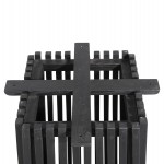 ΒΑΣΗ ΤΡΑΠΕΖΙΟΥ ΕΣΩΤ.ΧΩΡΟΥ ΤΕΤΡΑΓΩΝΗ FRANTZ HM9460.12 ΞΥΛΟ MINDI ΣΕ ΜΑΥΡΟ 60x60x73Y εκ.