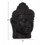 ΔΙΑΚΟΣΜΗΤΙΚΟ ΔΑΠΕΔΟΥ XXL ΚΕΦΑΛΙ ΒΟΥΔΑ HM4385.01 ΓΥΨΟΣ ΣΕ ΜΑΥΡΟ 90x90x100Υεκ.