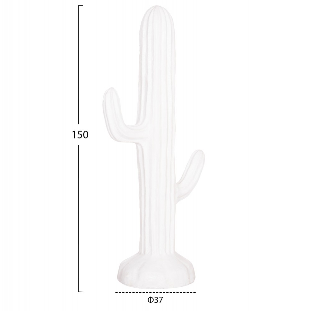 ΔΙΑΚΟΣΜΗΤΙΚΟΣ ΚΑΚΤΟΣ ΔΑΠΕΔΟΥ CACTUS HM4386.02L ΓΥΨΟΣ ΣΕ ΛΕΥΚΟ 63x37x150Υεκ.