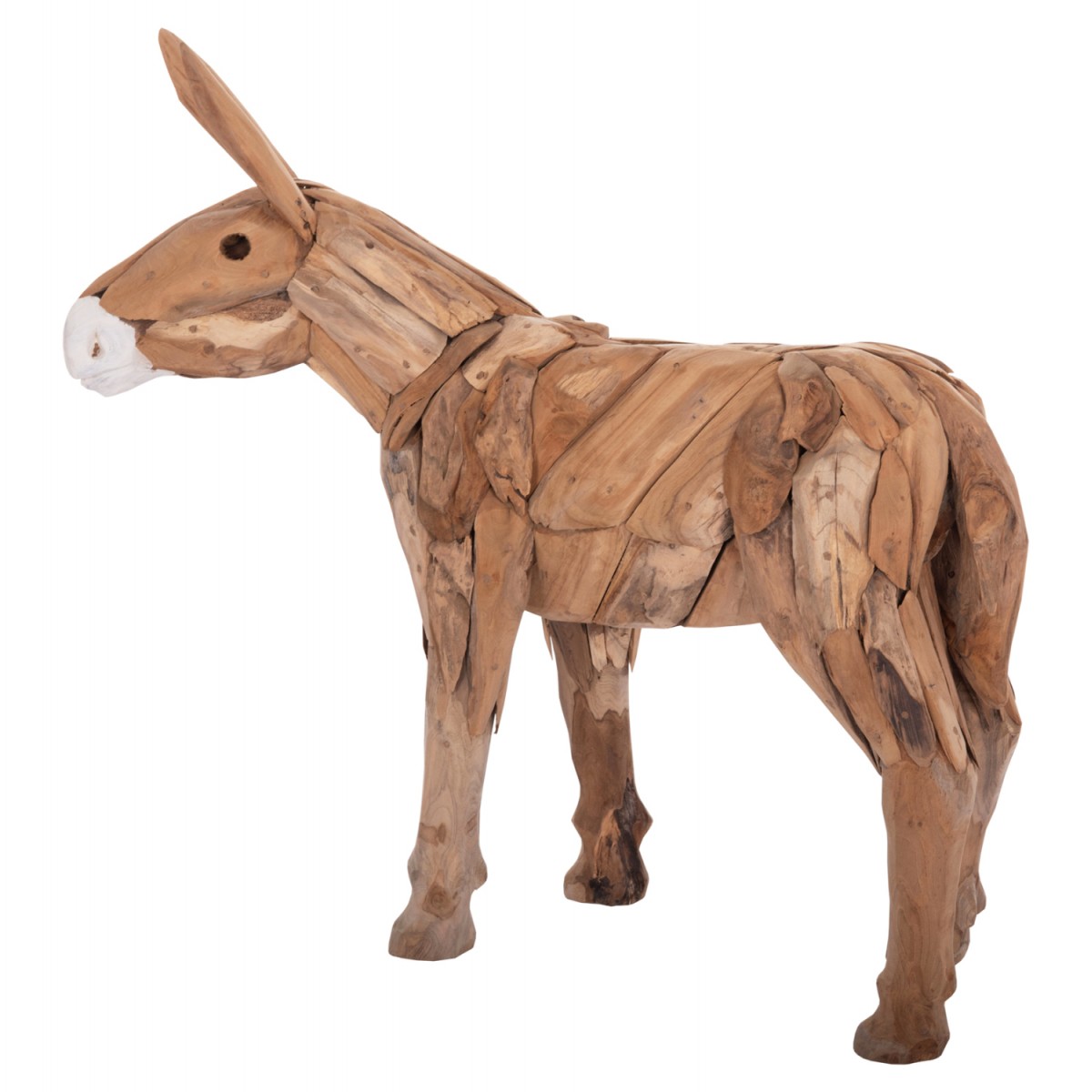 ΔΙΑΚΟΣΜΗΤΙΚΟ ΓΑΙΔΟΥΡΑΚΙ HM4387 ΑΝΑΚΥΛΩΜΕΝΟ ΞΥΛΟ ΤΕΑΚ ΣΕ ΦΥΣΙΚΟ 103x33x99,5Υεκ.