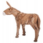 ΔΙΑΚΟΣΜΗΤΙΚΟ ΓΑΙΔΟΥΡΑΚΙ HM4387 ΑΝΑΚΥΛΩΜΕΝΟ ΞΥΛΟ ΤΕΑΚ ΣΕ ΦΥΣΙΚΟ 103x33x99,5Υεκ.