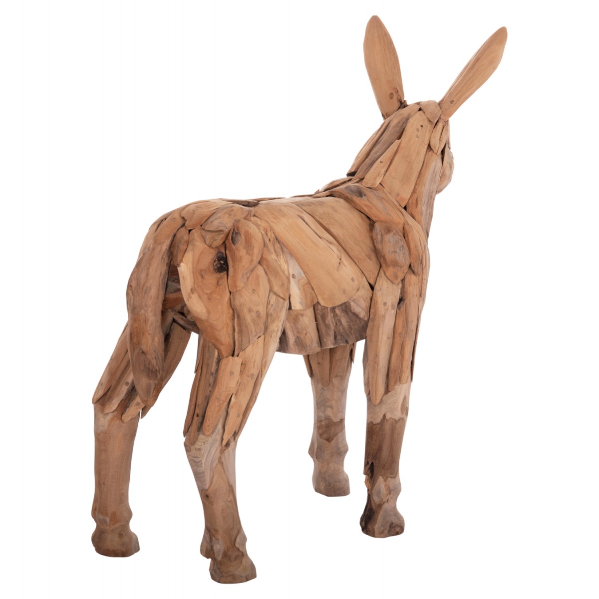 ΔΙΑΚΟΣΜΗΤΙΚΟ ΓΑΙΔΟΥΡΑΚΙ HM4387 ΑΝΑΚΥΛΩΜΕΝΟ ΞΥΛΟ ΤΕΑΚ ΣΕ ΦΥΣΙΚΟ 103x33x99,5Υεκ.