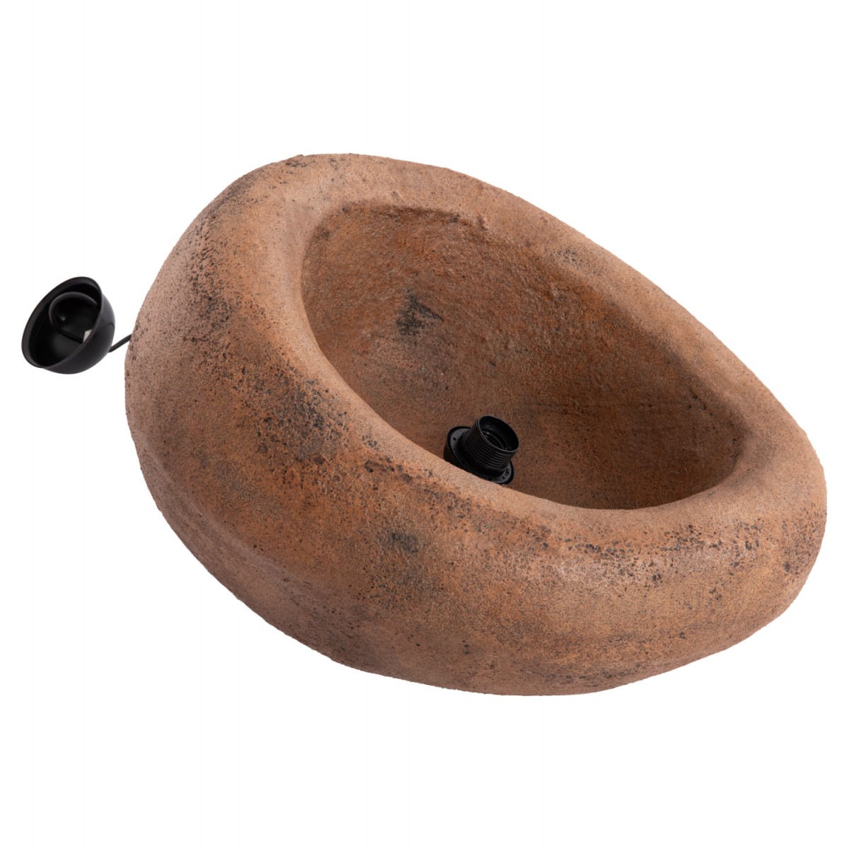 ΦΩΤΙΣΤΙΚΟ ΟΡΟΦΗΣ ΜΕ ΟΨΗ ΠΕΤΡΑΣ STONER (M) HM4418 ΣΚΟΥΡΟ ΜΠΕΖ 56x31x31Υεκ.