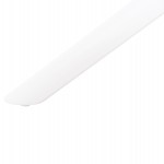 ΤΡΑΠΕΖΙ ΠΟΛΥΠΡΟΠΥΛΕΝΙΟΥ ΣΤΡΟΓΓΥΛΟ TERRIN HM6124.11 ΛΕΥΚΟ Φ61x77Υεκ.