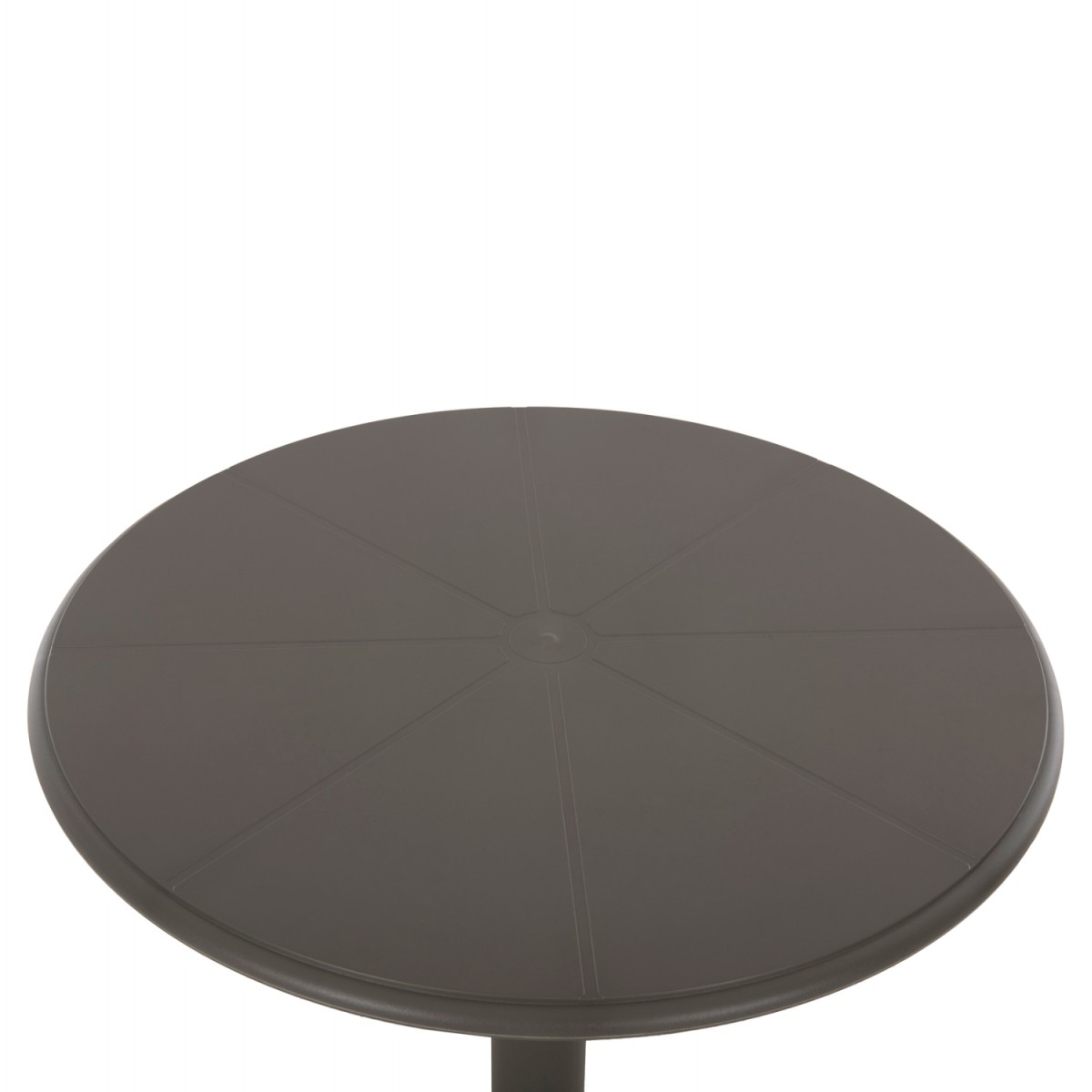 ΤΡΑΠΕΖΙ ΠΟΛΥΠΡΟΠΥΛΕΝΙΟΥ ΣΤΡΟΓΓΥΛΟ TERRIN HM6124.15 OLIVE GREEN Φ60x75Υεκ.