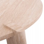 ΣΕΤ 2ΤΜΧ ΤΡΑΠΕΖΙΑ ΣΑΛΟΝΙΟΥ EQUIL HM9943.01 MDF ΜΕ ΜΕΛΑΜΙΝΗ-ΦΥΣΙΚΟ 66x66εκ + 87x87εκ