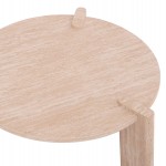 ΣΕΤ 2ΤΜΧ ΤΡΑΠΕΖΙΑ ΣΑΛΟΝΙΟΥ EQUIL HM9943.01 MDF ΜΕ ΜΕΛΑΜΙΝΗ-ΦΥΣΙΚΟ 66x66εκ + 87x87εκ