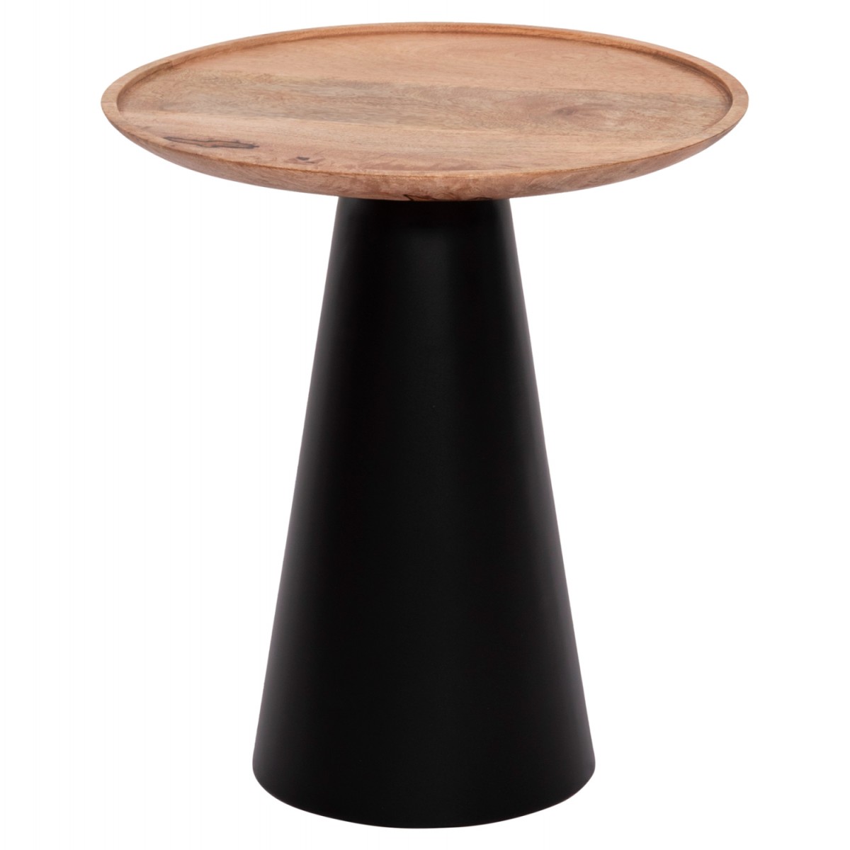 ΤΡΑΠΕΖΙA ΣΑΛΟΝΙΟΥ 2ΤΜΧ RIFF HM9997 ΞΥΛΟ MANGO-ΜΕΤΑΛΛΙΚΕΣ ΒΑΣΕΙΣ Φ60 & Φ40 εκ.