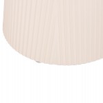 ΤΡΑΠΕΖΑΚΙ ΒΟΗΘΗΤΙΚΟ DENTON HM18023.02 MDF TOP ΦΥΣΙΚΟ ΞΥΛΟΥ-ΒΑΣΗ ΛΕΥΚΗ Φ45x51,5Υεκ.