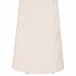 ΤΡΑΠΕΖΑΚΙ ΒΟΗΘΗΤΙΚΟ DENTON HM18023.02 MDF TOP ΦΥΣΙΚΟ ΞΥΛΟΥ-ΒΑΣΗ ΛΕΥΚΗ Φ45x51,5Υεκ.