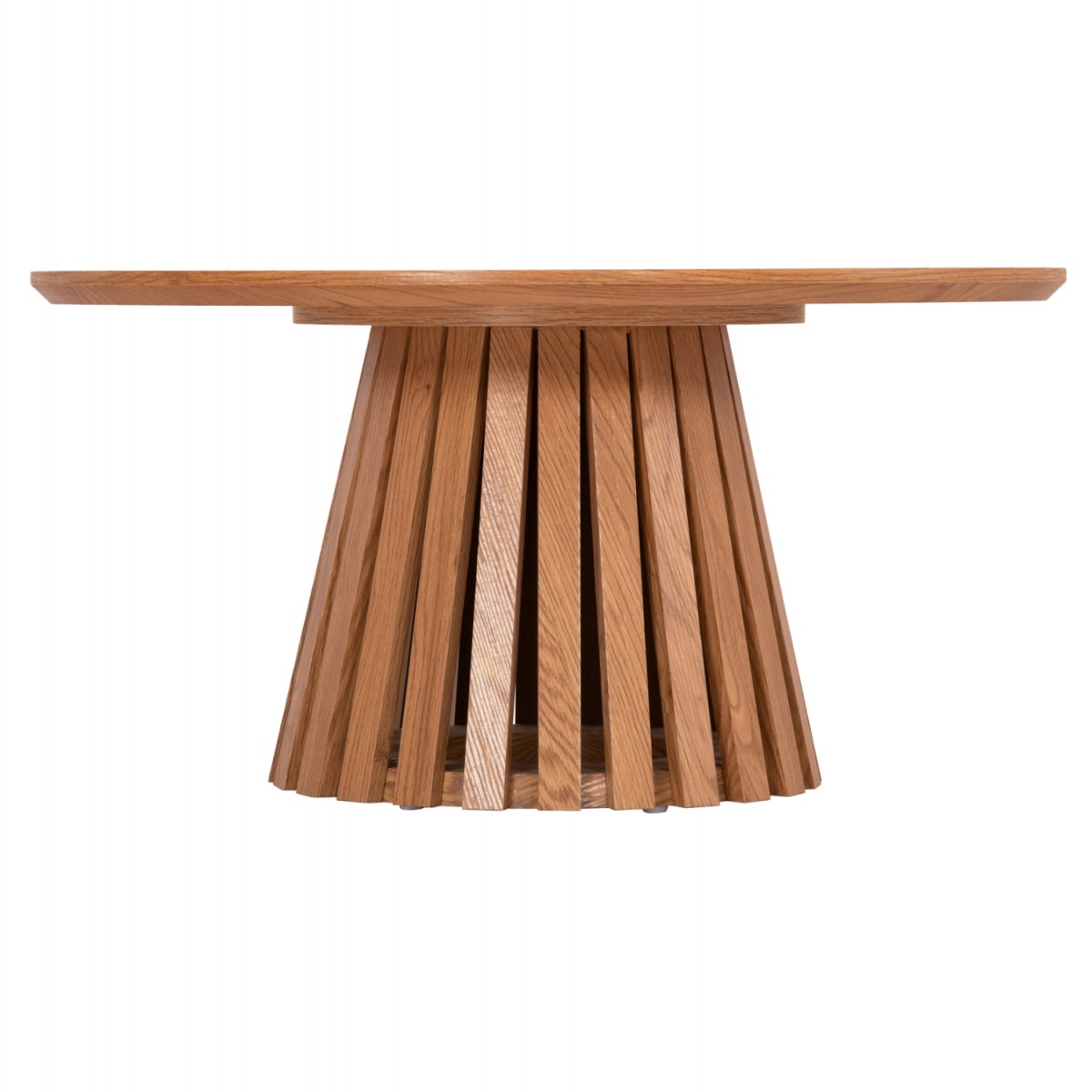 ΤΡΑΠΕΖΙ ΣΑΛΟΝΙΟΥ TALBERT HM18024 MDF ΣΕ ΑΝΟΙΧΤΟ ΦΥΣΙΚΟ ΞΥΛΟΥ Φ80x40,5Υεκ.