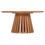 ΤΡΑΠΕΖΙ ΣΑΛΟΝΙΟΥ TALBERT HM18024 MDF ΣΕ ΑΝΟΙΧΤΟ ΦΥΣΙΚΟ ΞΥΛΟΥ Φ80x40,5Υεκ.