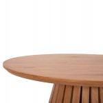 ΤΡΑΠΕΖΙ ΣΑΛΟΝΙΟΥ TALBERT HM18024 MDF ΣΕ ΑΝΟΙΧΤΟ ΦΥΣΙΚΟ ΞΥΛΟΥ Φ80x40,5Υεκ.