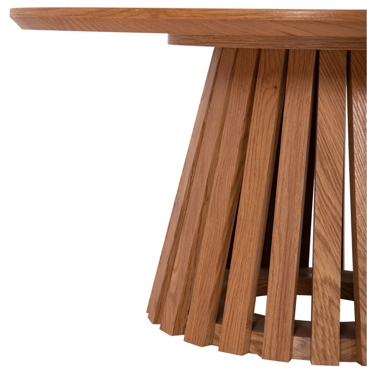 ΤΡΑΠΕΖΙ ΣΑΛΟΝΙΟΥ TALBERT HM18024 MDF ΣΕ ΑΝΟΙΧΤΟ ΦΥΣΙΚΟ ΞΥΛΟΥ Φ80x40,5Υεκ.