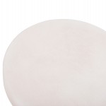 ΤΡΑΠΕΖΙ ΣΑΛΟΝΙΟΥ ΣΤΡΟΓΓΥΛΟ ΣΕΙΡΑ SANTORINI HM18050 MDF ΣΕ ΥΠΟΛΕΥΚΟ ΧΡΩΜΑ Φ80x35Υεκ.