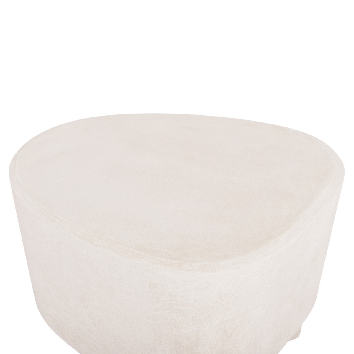 ΤΡΑΠΕΖΙ ΣΑΛΟΝΙΟΥ ΣΕΙΡΑ SANTORINI HM18053 MDF ΣΕ ΥΠΟΛΕΥΚΟ ΧΡΩΜΑ 54x61x40,5Υεκ.