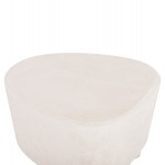 ΤΡΑΠΕΖΙ ΣΑΛΟΝΙΟΥ ΣΕΙΡΑ SANTORINI HM18053 MDF ΣΕ ΥΠΟΛΕΥΚΟ ΧΡΩΜΑ 54x61x40,5Υεκ.