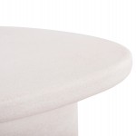 ΤΡΑΠΕΖΙ ΣΑΛΟΝΙΟΥ ΟΒΑΛ ΣΕΙΡΑ SANTORINI HM18054 MDF ΣΕ ΥΠΟΛΕΥΚΟ ΧΡΩΜΑ 54x54,5x40Υεκ