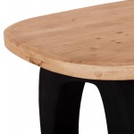 ΤΡΑΠΕΖΙ ΤΡΑΠΕΖΑΡΙΑΣ ΣΕΙΡΑ SANTORINI HM18065 TOP ΞΥΛΟ ΕΛΑΤΟΥ-ΠΟΔΙΑ ΠΟΛΥΡΗΤΙΝΗΣ 180x91x76Υεκ