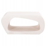 ΤΡΑΠΕΖΙ ΣΑΛΟΝΙΟΥ ΣΕΙΡΑ SANTORINI HM18071 MDF ΣΕ ΥΠΟΛΕΥΚΟ ΧΡΩΜΑ 100x60x45Υεκ.