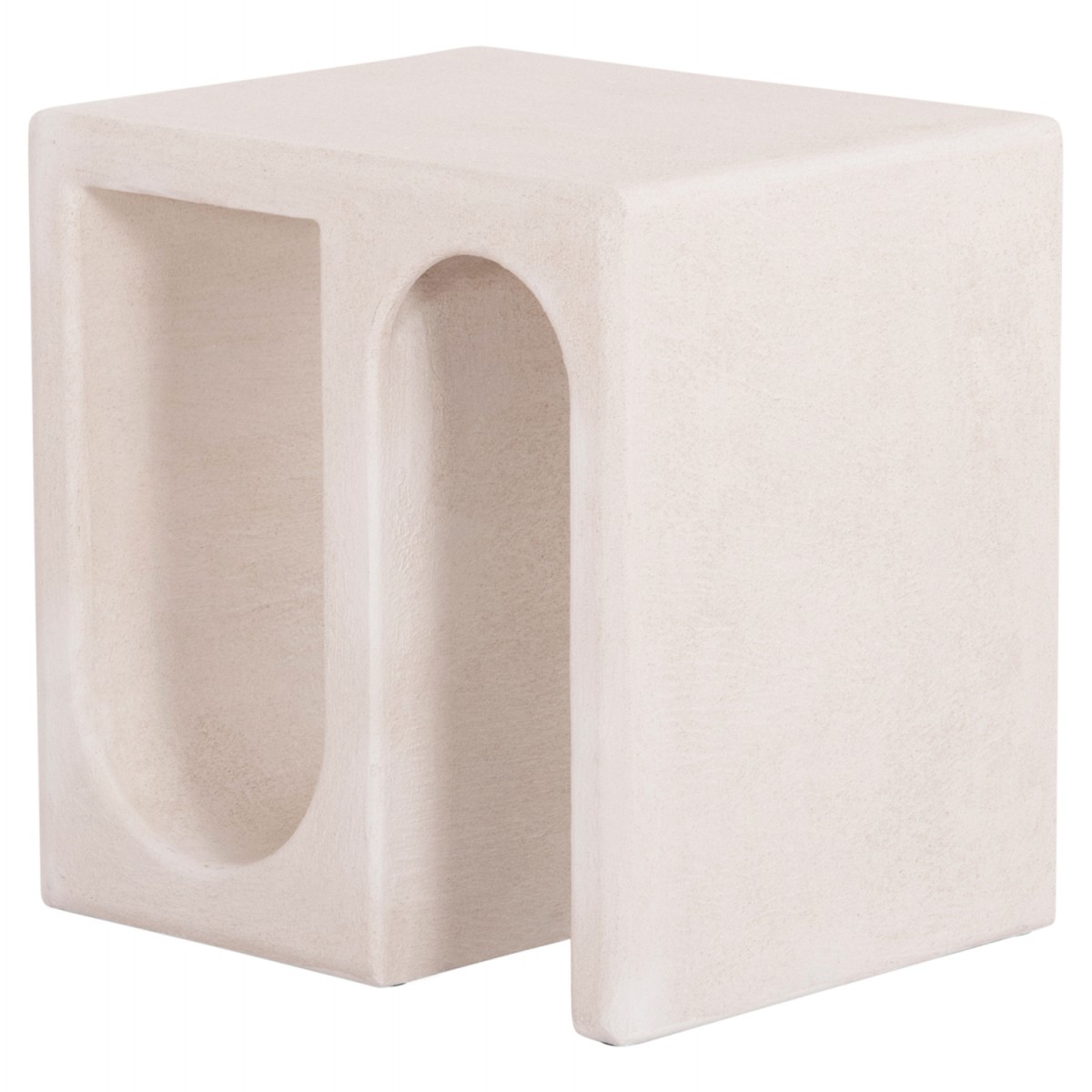 ΤΡΑΠΕΖΙ ΣΑΛΟΝΙΟΥ ΣΕΙΡΑ SANTORINI HM18070 MDF ΣΕ ΥΠΟΛΕΥΚΟ ΧΡΩΜΑ 48x38x48,5Υεκ.