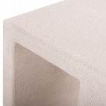 ΤΡΑΠΕΖΙ ΣΑΛΟΝΙΟΥ ΣΕΙΡΑ SANTORINI HM18070 MDF ΣΕ ΥΠΟΛΕΥΚΟ ΧΡΩΜΑ 48x38x48,5Υεκ.