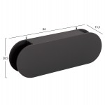 ΚΡΕΜΑΣΤΡΑ ΕΙΣΟΔΟΥ & ΚΛΕΙΣΤΟ ΡΑΦΙ STOR HM18078.03 ΜΕΛΑΜΙΝΗ ΣΚΟΥΡΟ ΓΚΡΙ 84x15.5x28.5Υεκ