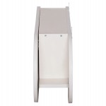 ΚΡΕΜΑΣΤΡΑ ΕΙΣΟΔΟΥ & ΚΛΕΙΣΤΟ ΡΑΦΙ STOR HM18078.01 ΜΕΛΑΜΙΝΗ ΛΕΥΚΗ 84x15.5x28.5Υεκ