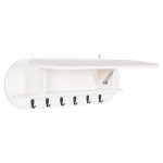 ΚΡΕΜΑΣΤΡΑ ΕΙΣΟΔΟΥ & ΚΛΕΙΣΤΟ ΡΑΦΙ STOR HM18078.01 ΜΕΛΑΜΙΝΗ ΛΕΥΚΗ 84x15.5x28.5Υεκ