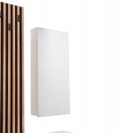 ΕΠΙΠΛΟ ΕΙΣΟΔΟΥ ΜΕ ΚΑΘΡΕΠΤΗ MYLES HM18080.01 ΜΕΛΑΜΙΝΗ ΣΟΝΑΜΑ-ΛΕΥΚΟ 100x37x200Υεκ