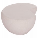 ΤΡΑΠΕΖΙ ΣΑΛΟΝΙΟΥ GERSON HM18151.02L FIBER CEMENT ΣΕ ΛΕΥΚΟ--122x78,5x40Υεκ.