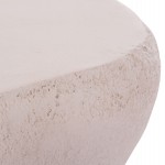 ΤΡΑΠΕΖΙ ΣΑΛΟΝΙΟΥ GERSON HM18151.02L FIBER CEMENT ΣΕ ΛΕΥΚΟ--122x78,5x40Υεκ.