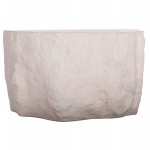 ΚΟΝΣΟΛΑ ΒΡΑΧΟΣ INTERON HM18152.02 FIBER CEMENT ΣΕ ΛΕΥΚΟ--120x50x71Υεκ.