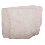 ΚΟΝΣΟΛΑ ΒΡΑΧΟΣ INTERON HM18152.02 FIBER CEMENT ΣΕ ΛΕΥΚΟ--120x50x71Υεκ.