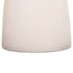 ΤΡΑΠΕΖΙ ΤΡΑΠΕΖΑΡΙΑΣ ΣΤΡΟΓΓΥΛΟ SEPPO HM18154.02 FIBER CEMENT ΛΕΥΚΟ--Φ119,5x75,5Υεκ.