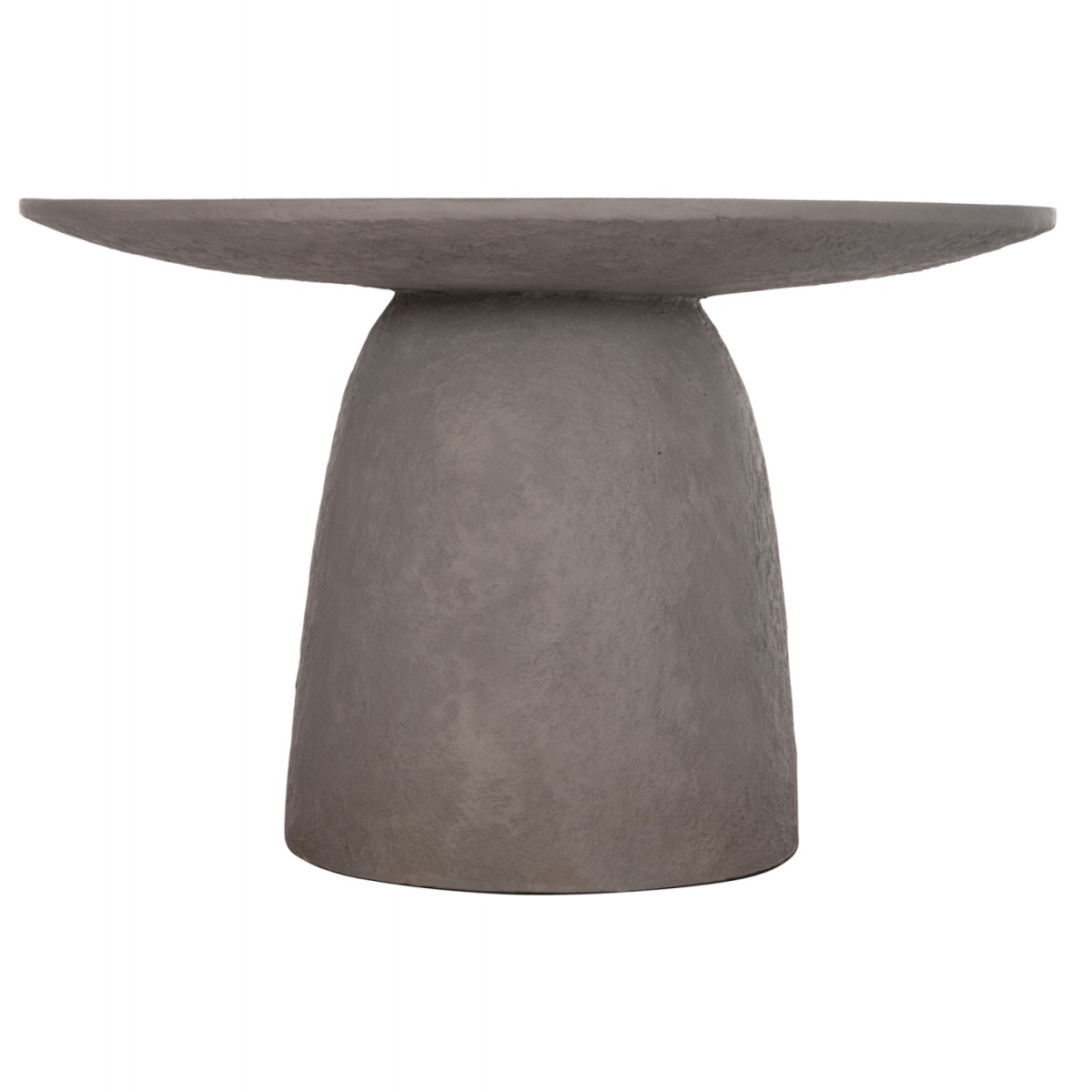 ΤΡΑΠΕΖΙ ΤΡΑΠΕΖΑΡΙΑΣ ΣΤΡΟΓΓΥΛΟ SEPPO HM18154.03 FIBER CEMENT ΣΕ ΓΚΡΙ--Φ119,5x75,5Υεκ.