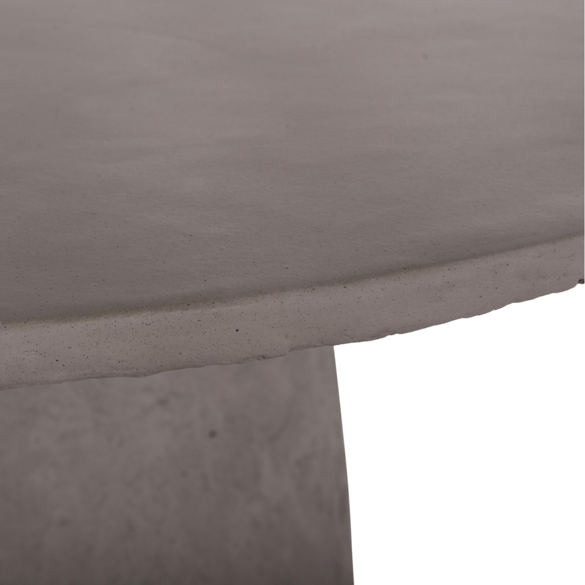 ΤΡΑΠΕΖΙ ΤΡΑΠΕΖΑΡΙΑΣ ΣΤΡΟΓΓΥΛΟ SEPPO HM18154.03 FIBER CEMENT ΣΕ ΓΚΡΙ--Φ119,5x75,5Υεκ.