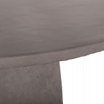 ΤΡΑΠΕΖΙ ΤΡΑΠΕΖΑΡΙΑΣ ΣΤΡΟΓΓΥΛΟ SEPPO HM18154.03 FIBER CEMENT ΣΕ ΓΚΡΙ--Φ119,5x75,5Υεκ.