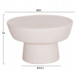 ΤΡΑΠΕΖΙ ΣΑΛΟΝΙΟΥ PIRSON HM18155.02 FIBER CEMENT ΣΕ ΛΕΥΚΟ--Φ60x36Υεκ.