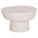 ΤΡΑΠΕΖΙ ΣΑΛΟΝΙΟΥ PIRSON HM18155.02 FIBER CEMENT ΣΕ ΛΕΥΚΟ--Φ60x36Υεκ.