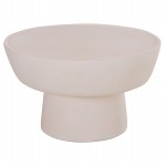 ΤΡΑΠΕΖΙ ΣΑΛΟΝΙΟΥ PIRSON HM18155.02 FIBER CEMENT ΣΕ ΛΕΥΚΟ--Φ60x36Υεκ.