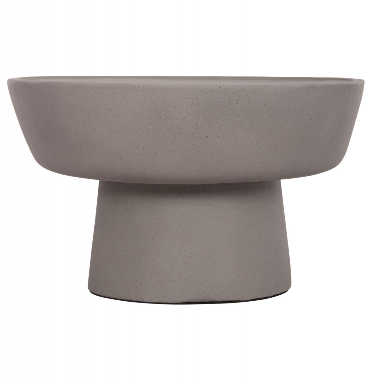 ΤΡΑΠΕΖΙ ΣΑΛΟΝΙΟΥ PIRSON HM18155.03 FIBER CEMENT ΣΕ ΓΚΡΙ--Φ60x36Υεκ.