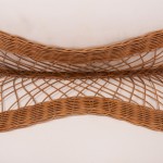 ΤΡΑΠΕΖΙ ΣΑΛΟΝΙΟΥ ANNA HM18157.02 FIBER CEMENT ΛΕΥΚΟ-ΦΥΣΙΚΟ RATTAN--Φ92x44.5Υεκ