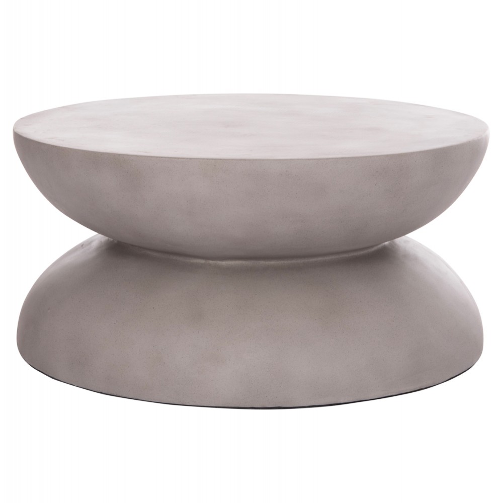 ΤΡΑΠΕΖΙ ΣΑΛΟΝΙΟΥ ANNA HM18158.03 FIBER CEMENT ΣΕ ΓΚΡΙ--Φ92x44.5Υεκ