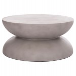 ΤΡΑΠΕΖΙ ΣΑΛΟΝΙΟΥ ANNA HM18158.03 FIBER CEMENT ΣΕ ΓΚΡΙ--Φ92x44.5Υεκ