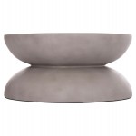 ΤΡΑΠΕΖΙ ΣΑΛΟΝΙΟΥ ANNA HM18158.03 FIBER CEMENT ΣΕ ΓΚΡΙ--Φ92x44.5Υεκ